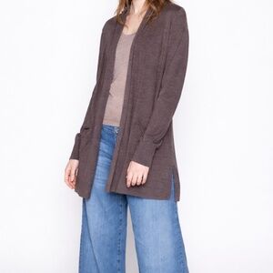 BLACK GOAT CASHMERE [$895] | S | SILK + CASHMERE CARDIGAN